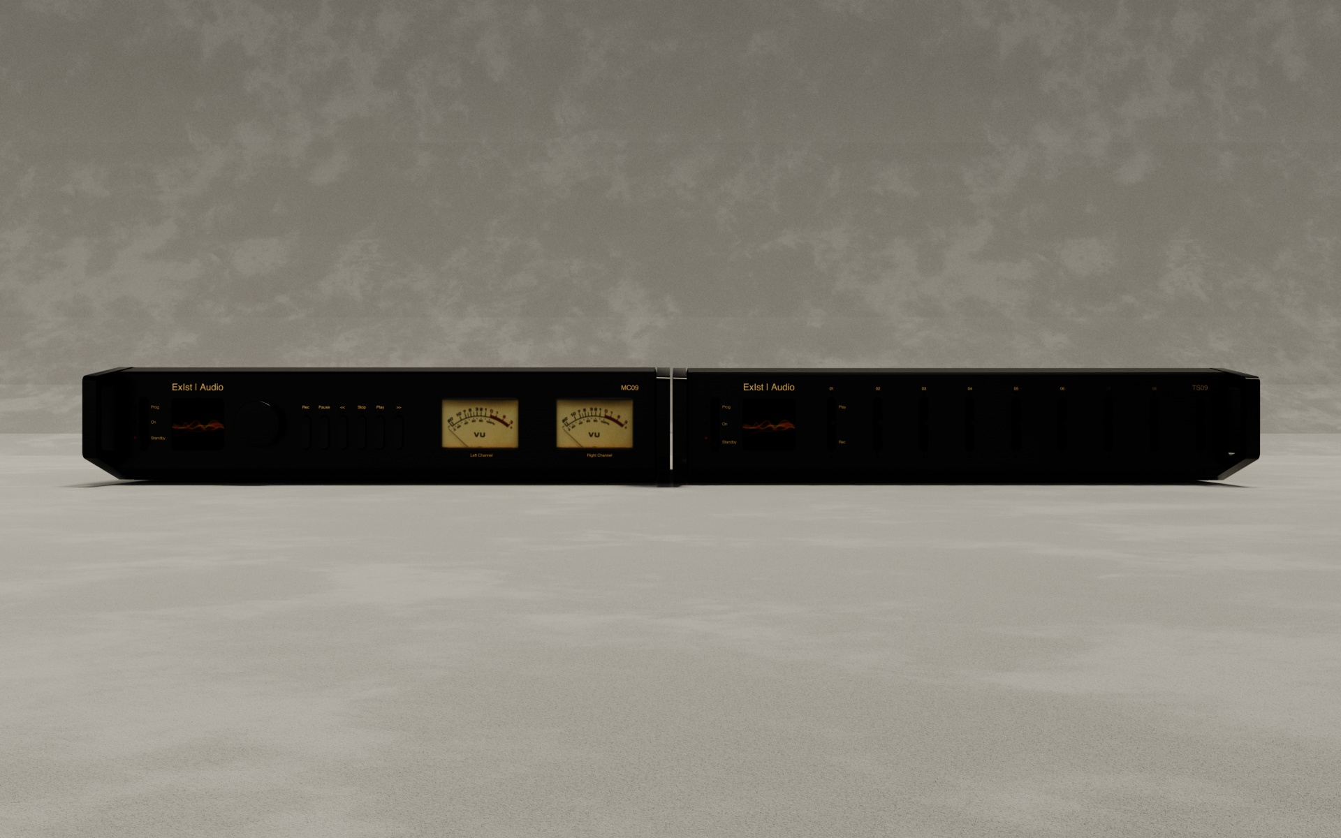 MC09 and TS09 Noir Rack Side by Side